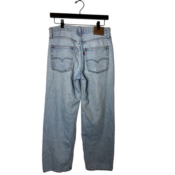 Levi's Baggy Dad Distressed Light Wash Jeans Vintage Inspired W27 L30 - Picture 6 of 12